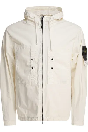 Stone Island Kurtki, Mężczyzna, Beżowy, S, Ivory Płaszcze Zimowe