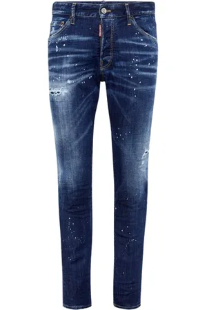 Dsquared2 Jeansy, Mężczyzna, Niebieski, S, 5 Spodnie Z Pięcioma Kieszeniami