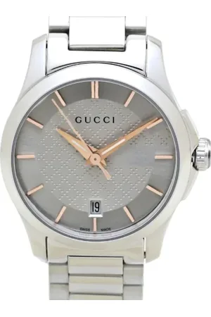 Gucci Pre-owned, Kobieta, Szary, ONE SIZE, Pre-owned Metal watches