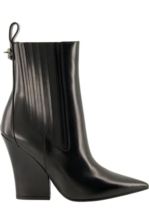 VALENTINO GARAVANI Buty, Kobieta, Czarny, 39 EU, Skóra, Botki VLogo Beatles