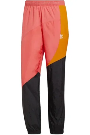 adidas Spodnie, Mężczyzna, Pomarańczowy, M, Spodnie z poliestru do prania w pralce w kolorze pomarańczowym