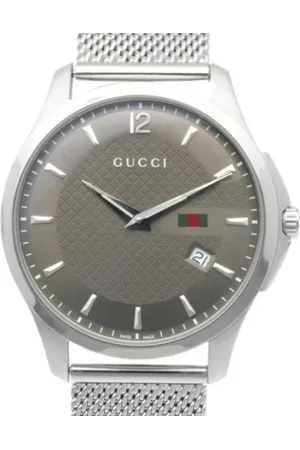 Gucci Pre-owned, Kobieta, Szary, ONE SIZE, Pre-owned Stainless Steel watches