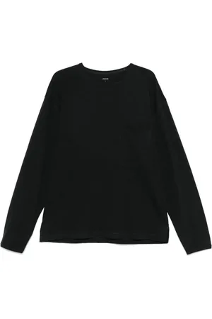 LEMAIRE Koszulki, Mężczyzna, Czarny, XL, Bawełna, Czarna Box T-shirt dla Mężczyzn