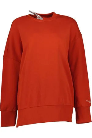 Stella McCartney Swetry, Kobieta, Czerwony, 3XS, Casual Sweatshirt w stylu Falabella