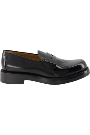 Dior Buty, Mężczyzna, Czarny, 44 EU, Zamsz, Mokasyny z regulowanym paskiem na kostce