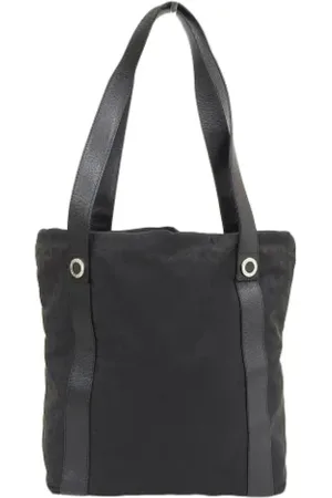 Bvlgari Pre-owned, Kobieta, Czarny, ONE SIZE, Pre-owned Canvas totes