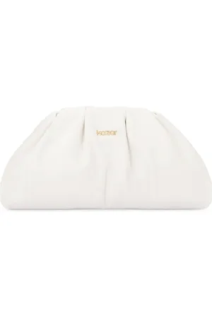 Kazar Torebki, Kobieta, Biały, ONE SIZE, Skóra, Biała skórzana wieczorowa torebka