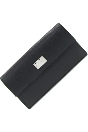 Bvlgari Pre-owned, unisex, Czarny, ONE SIZE, Skóra, Pre-owned skórzane portfele