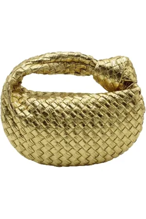 Bottega Veneta Pre-owned, Kobieta, Szary, ONE SIZE, Skóra, Pre-owned Skórzane torebki