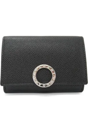 Bvlgari Pre-owned, unisex, Czarny, ONE SIZE, Skóra, Pre-owned skórzane portfele