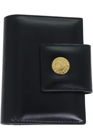 Bvlgari Pre-owned, unisex, Czarny, ONE SIZE, Skóra, Pre-owned skórzane portfele