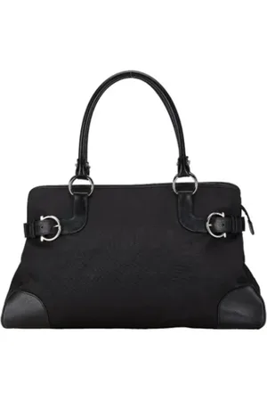 Salvatore Ferragamo Pre-owned, Kobieta, Czarny, ONE SIZE, Pre-owned Canvas handbags