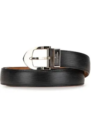 LOUIS VUITTON Pre-owned, Mężczyzna, Czarny, ONE SIZE, Skóra, Pre-owned Leather belts