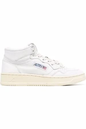Autry Buty, Kobieta, Biały, 37 EU, Skóra, Medalist Mid Sneakers