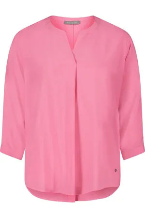 Betty & Co Bluzki, Kobieta, Różowy, 3XL, Bluzka koszula