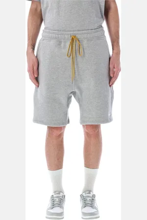 Rhude Szorty, Mężczyzna, Szary, M, Bawełna, Szare Melanżowe Spodenki Classique
