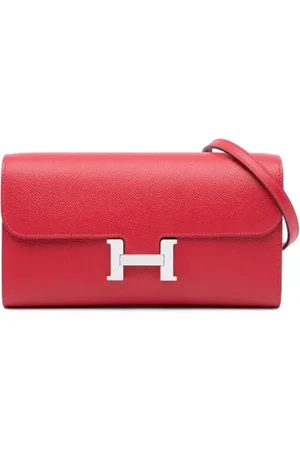 Hermès Pre-owned, Kobieta, Czerwony, ONE SIZE, Skóra, Pre-owned Leather crossbody-bags