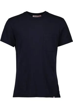 Orlebar Brown Koszulki, Mężczyzna, Niebieski, S, Klasyczny T-shirt dla mężczyzn