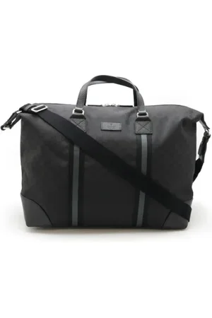 Gucci Pre-owned, Kobieta, Czarny, ONE SIZE, Skóra, Pre-owned Canvas travel-bags