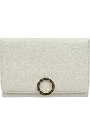 Bvlgari Pre-owned, Kobieta, Biały, ONE SIZE, Skóra, Pre-owned skórzane portfele