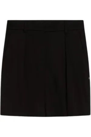 Sportmax Szorty, Kobieta, Czarny, M, Czarne Szerokie Szorty