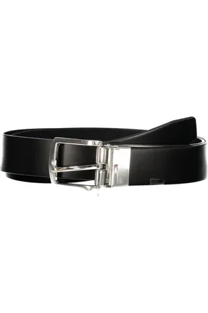 Tommy Hilfiger Akcesoria, Mężczyzna, Niebieski, 90 CM, Odwracalny pasek skórzany z metalową sprzączką