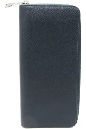 LOUIS VUITTON Pre-owned, Mężczyzna, Niebieski, ONE SIZE, Skóra, Pre-owned skórzane portfele