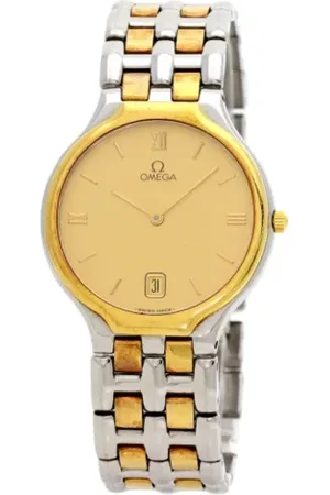 Omega Pre-owned, Mężczyzna, Żółty, ONE SIZE, Pre-owned Stainless Steel watches