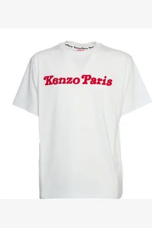 Kenzo Koszulki, Mężczyzna, Biały, XL, Casualowy T-shirt z klasycznymi nadrukami