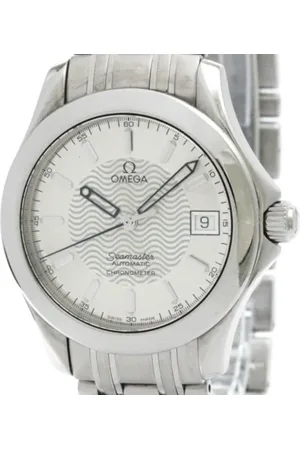 Omega Pre-owned, Mężczyzna, Szary, ONE SIZE, Pre-owned Stainless Steel watches