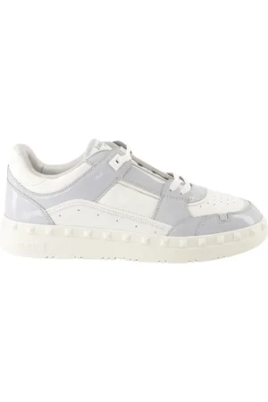 VALENTINO GARAVANI Buty, Mężczyzna, Szary, 44 EU, Len, Freedots Baskets