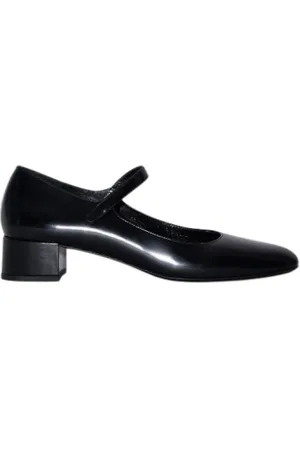 By Far Buty, Kobieta, Czarny, 36 EU, Czarne płaskie skórzane sandały