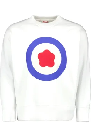 Kenzo Bluzy, Kobieta, Biały, M, Stylowy Sweter dla Mężczyzn
