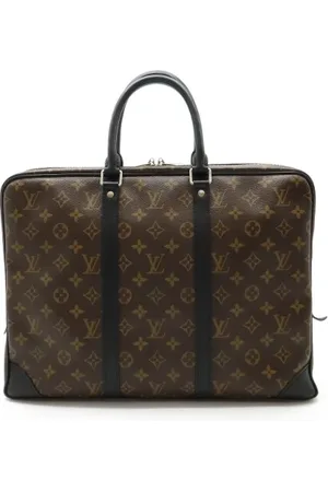 LOUIS VUITTON Pre-owned, Mężczyzna, brązowy, ONE SIZE, Skóra, Pre-owned Canvas briefcases