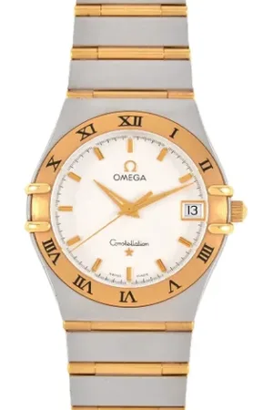 Omega Pre-owned, Mężczyzna, Żółty, ONE SIZE, Pre-owned Stainless Steel watches