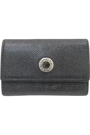 Bvlgari Pre-owned, Mężczyzna, Czarny, ONE SIZE, Skóra, Pre-owned Leather key-holders