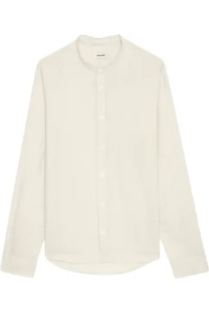Zadig & Voltaire Koszule, Mężczyzna, Beżowy, XL, Stylowa Koszula dla Mężczyzn