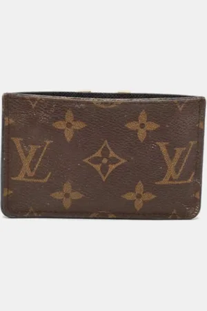 LOUIS VUITTON Pre-owned, Kobieta, Czarny, ONE SIZE, Pre-owned Coated canvas wallets