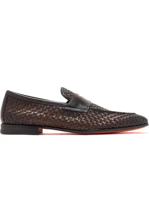 santoni Buty, Mężczyzna, brązowy, 42 EU, Stylowe Mokasyny dla Mężczyzn