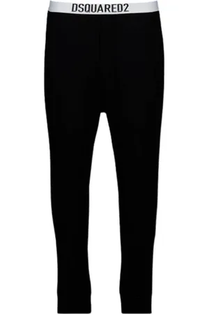 Dsquared2 Spodnie, Mężczyzna, Czarny, S, Długie Spodnie do Joggingu
