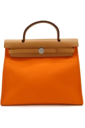 Hermès Pre-owned, Kobieta, Pomarańczowy, ONE SIZE, Skóra, Pre-owned Canvas handbags