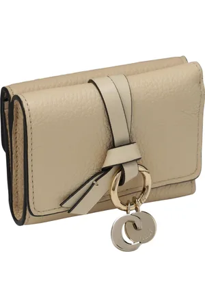 Chloé Akcesoria, Kobieta, Beżowy, ONE SIZE, Stylowe Portfele i Etui na Karty