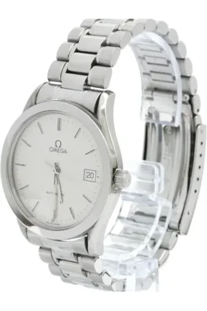 Omega Pre-owned, Mężczyzna, Szary, ONE SIZE, Pre-owned Stainless Steel watches