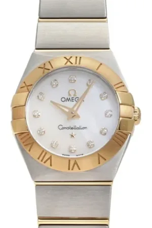 Omega Pre-owned, Kobieta, Biały, ONE SIZE, Pre-owned Stainless Steel watches