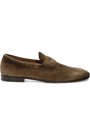santoni Buty, Mężczyzna, brązowy, 39 1/2 EU, Stylowe Mokasyny dla Mężczyzn