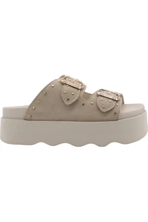 Scholl Buty, Kobieta, Beżowy, 40 EU, Len, Wygodny Couck Slipper na co dzień