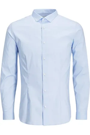 JACK & JONES Koszule, Mężczyzna, Niebieski, S, Stylowa Koszula Parma dla Mężczyzn