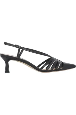 Julie Dee Buty, Kobieta, Czarny, 40 EU, Zamsz, Czarne sandały zamszowe z palcem strzały