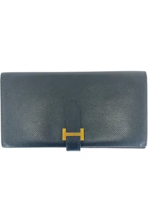 Hermès Pre-owned, Kobieta, Czarny, ONE SIZE, Skóra, Pre-owned skórzane portfele