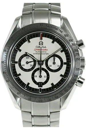 Omega Pre-owned, Mężczyzna, Biały, ONE SIZE, Pre-owned Stainless Steel watches